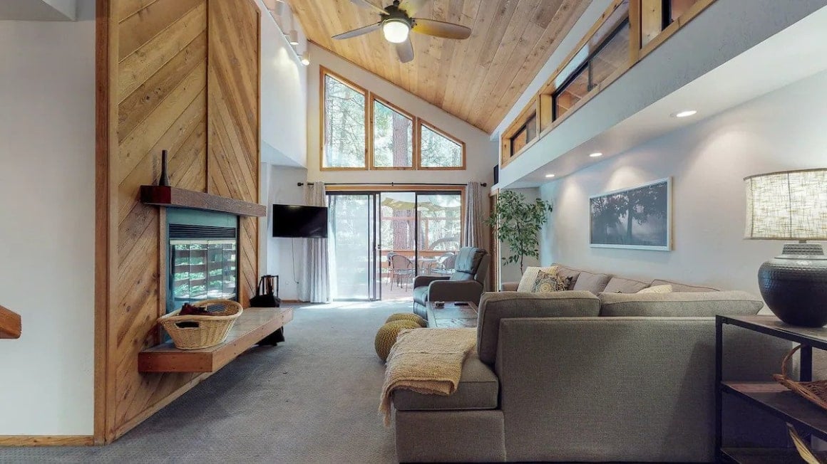 Spacious, creekside home w/wood fireplace