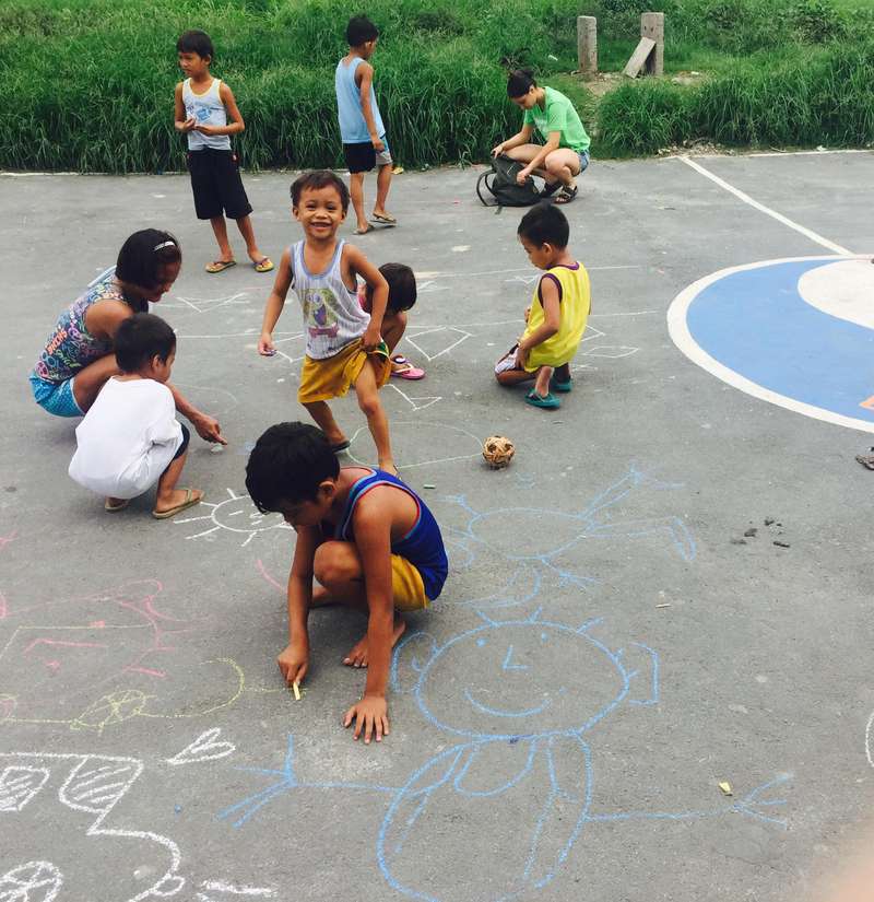 Teach kids in Manila