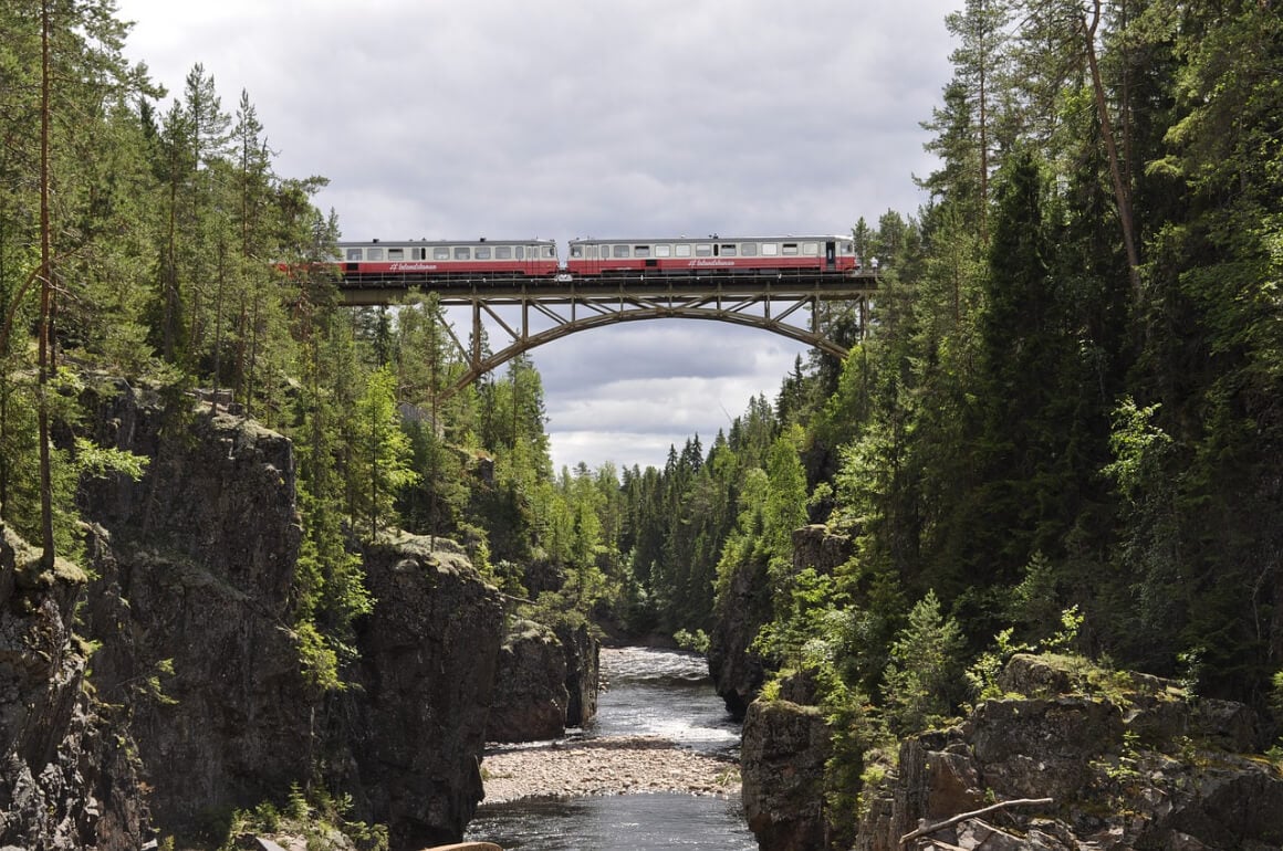 Train in Sweden