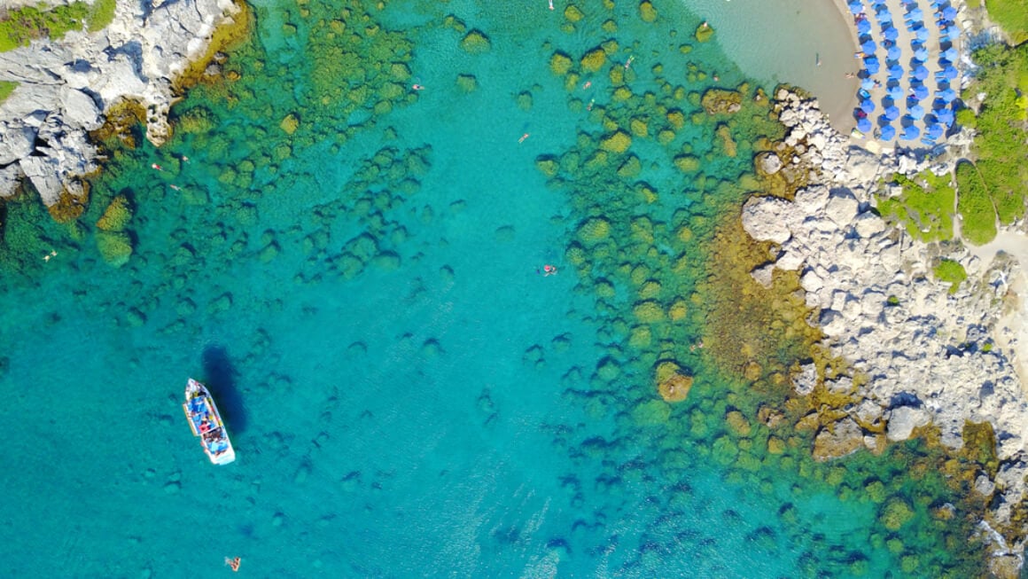 fiji from above