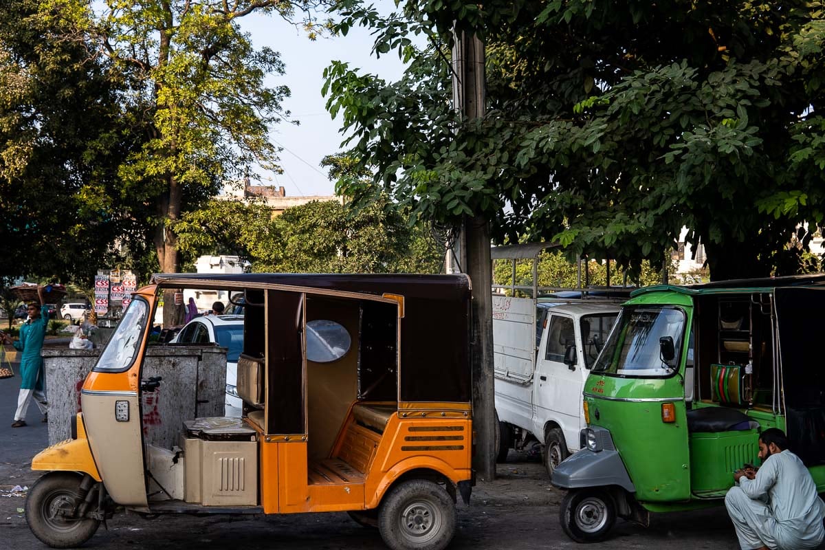 yellow and green autorickshaw in lahore is pakistan safe