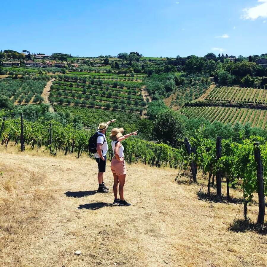 tuscany hiking & wine day in chianti