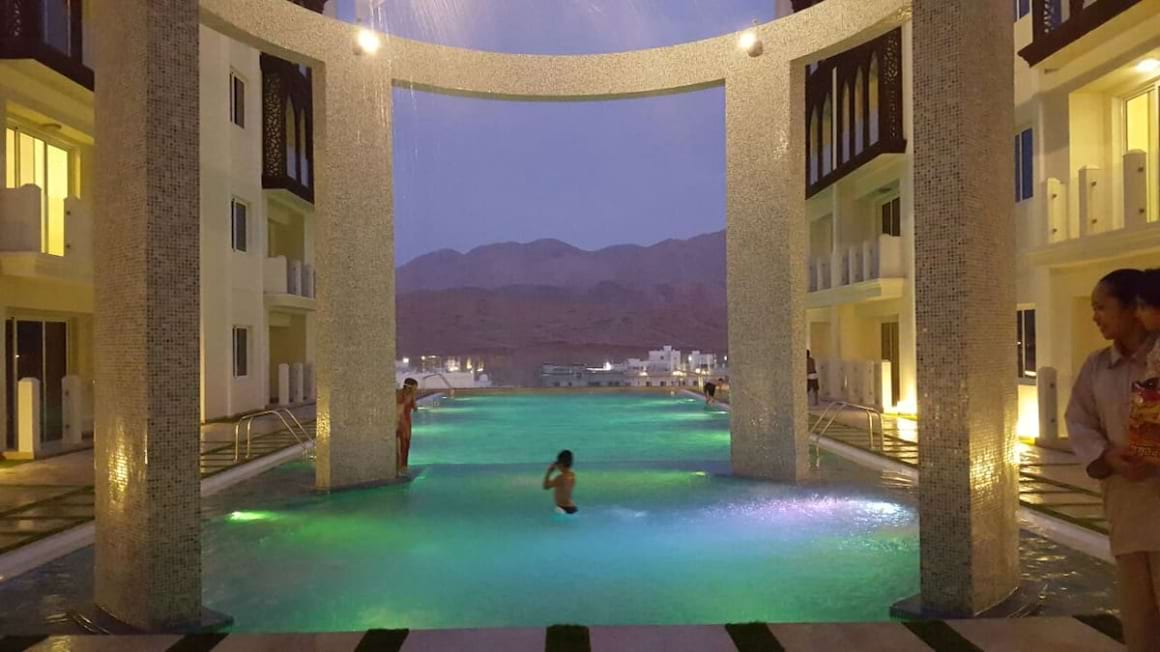 centrally located modern flat oman