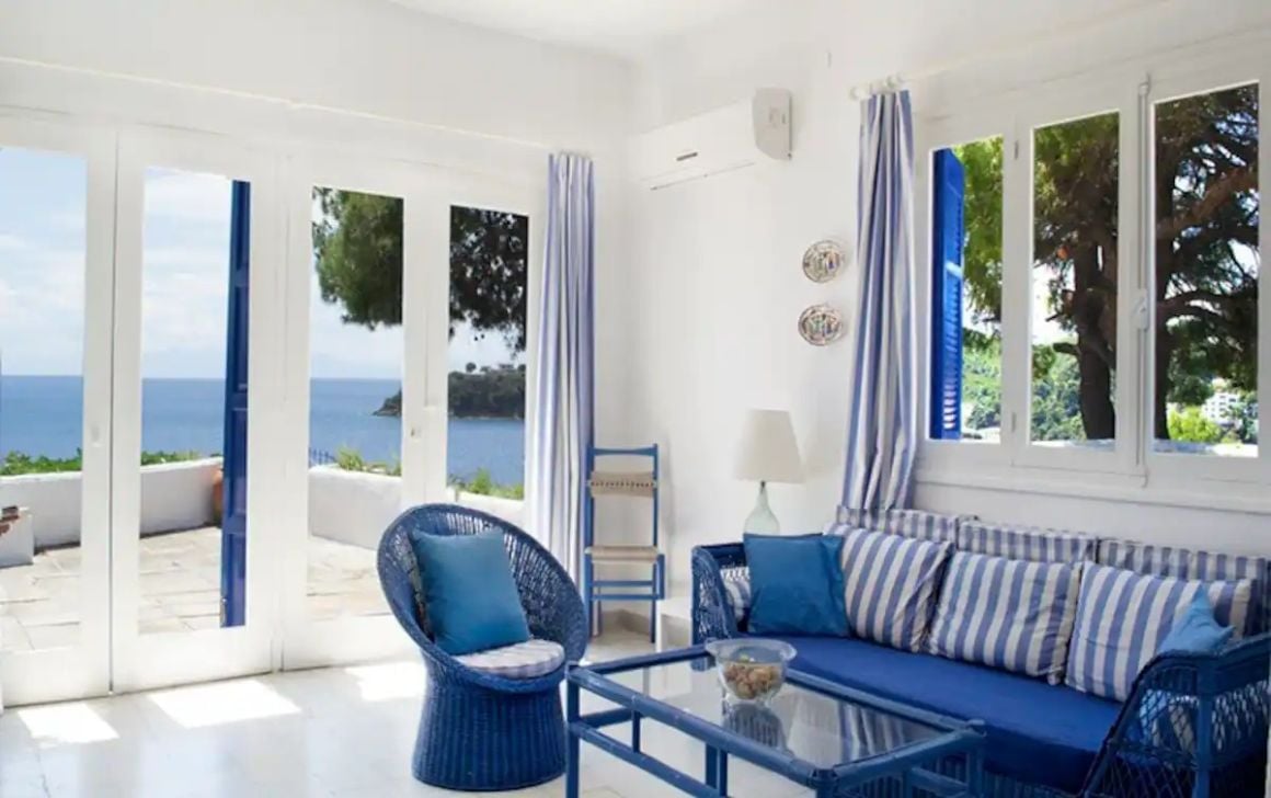 Beachfront Greek Villa with Semi Private Beach, Greece