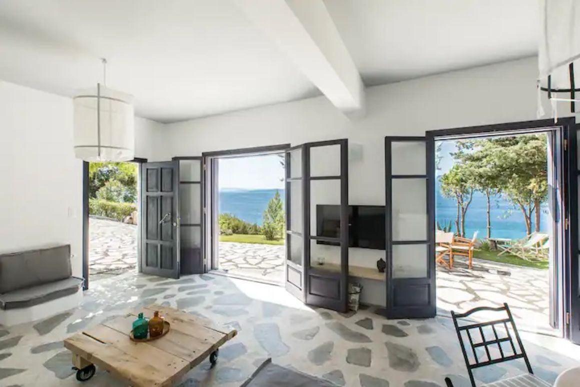 Unique Beachfront Aegean Style Villa, Greece