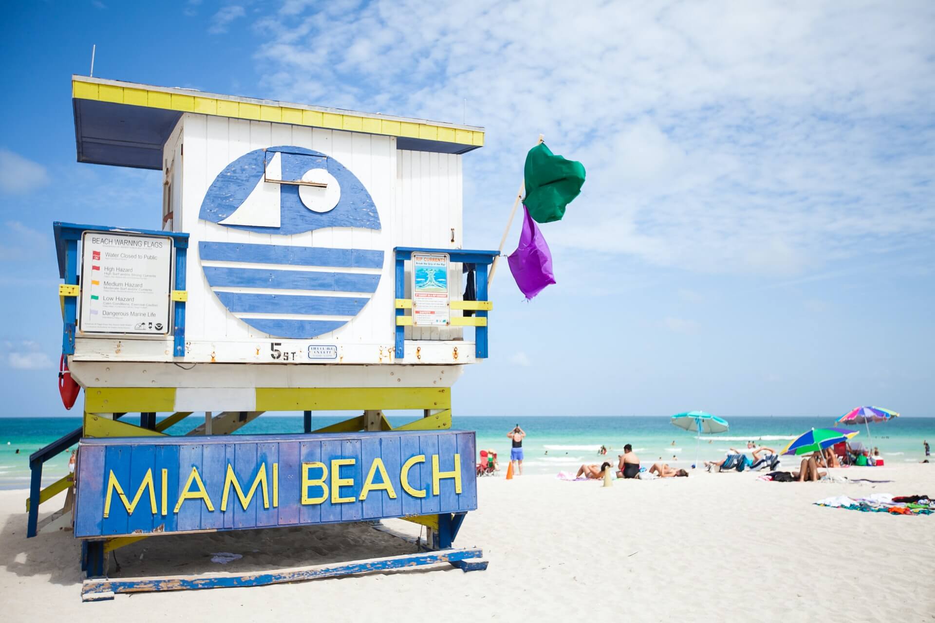 colorful lifeguard hut on miami beach miami travel guide