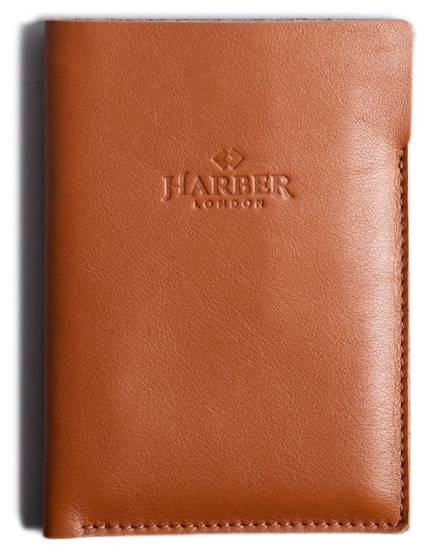 Harber London Super Slim Passport Wallet