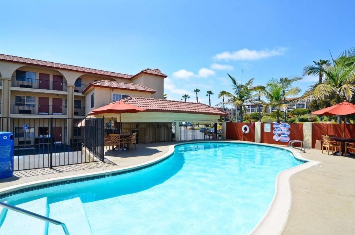 Pool and Hot Tub Here, San Diego