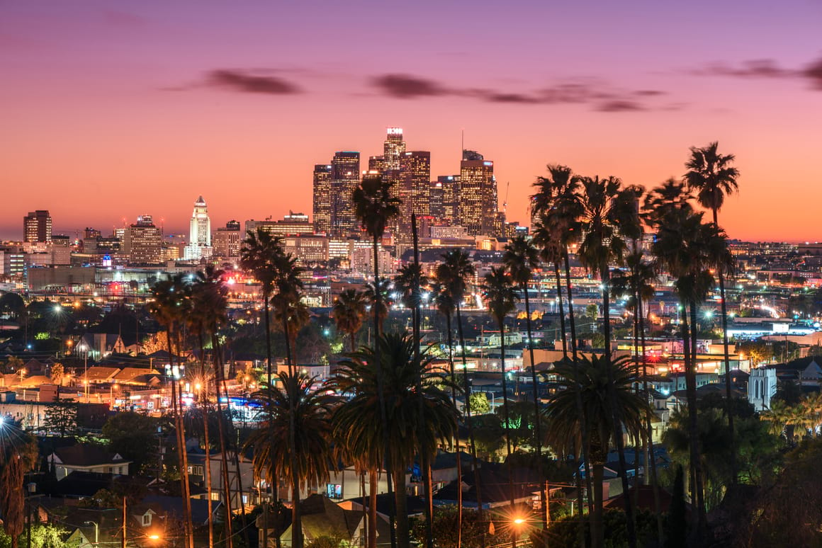 los angeles airbnbs sunset city view