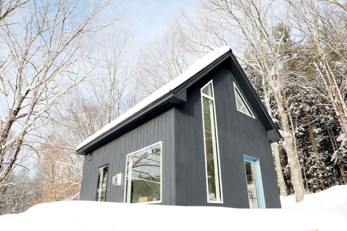 Solar Cabin at a Farm, Vermont