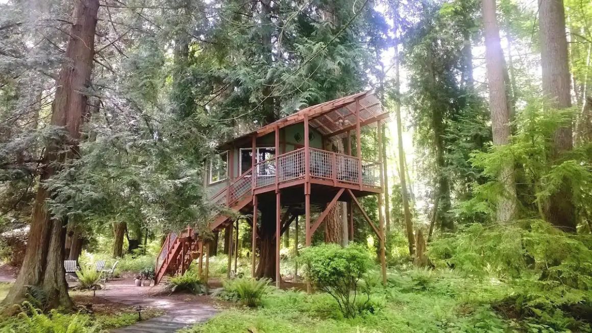 Spacious Treehouse with Breakfast, Washington