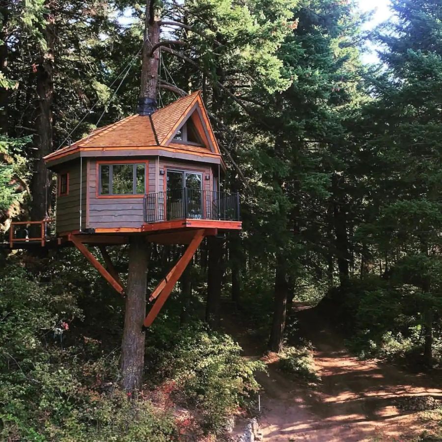 Treehouse in the River Gorge, Washington