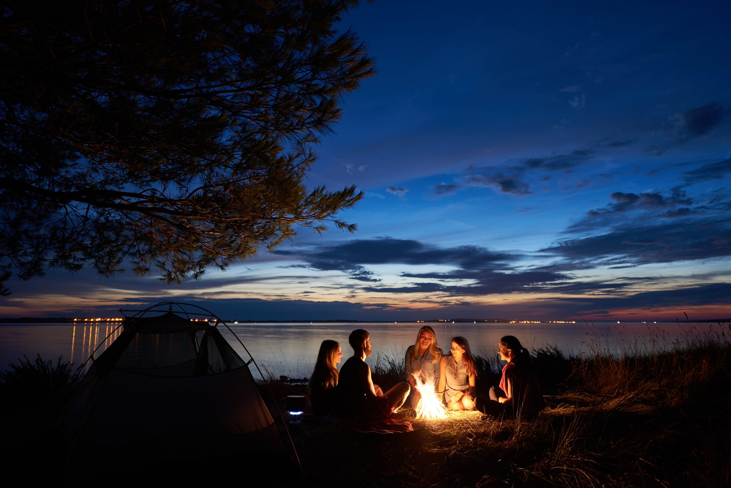 Light Up Camping Firestarter Bucket Set - Life is Better Around The Campfire