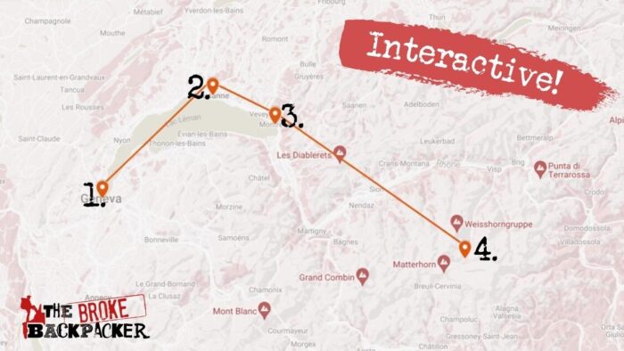 EPIC Backpacking Switzerland Budget Guide (UPDATED for 2023) - 7 Day Itinerary For Backpacking SwitzerlanD 700x394