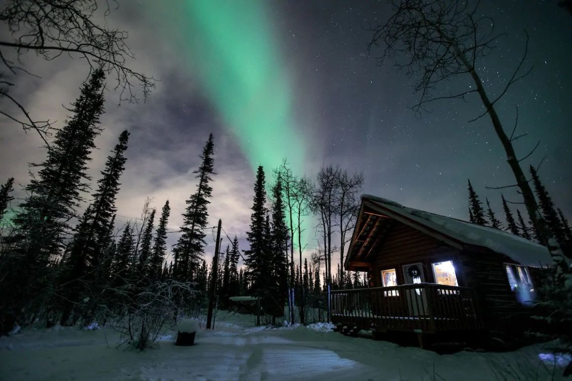 Best Cabin to watch the Northern Lights, Alaska