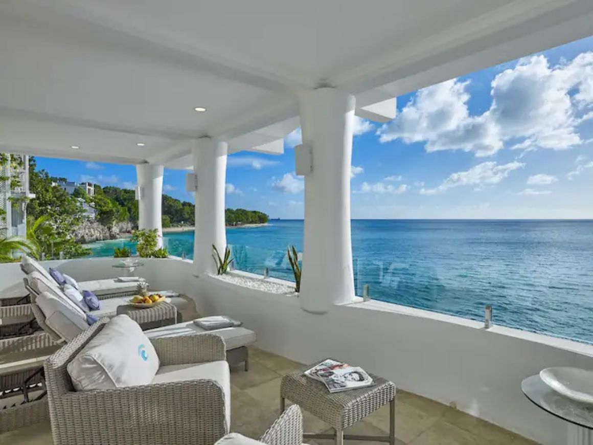 Beachfront Villa with Private Beach, Barbados