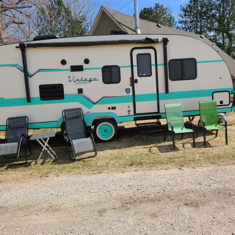 Vintage Camper, Nebraska 