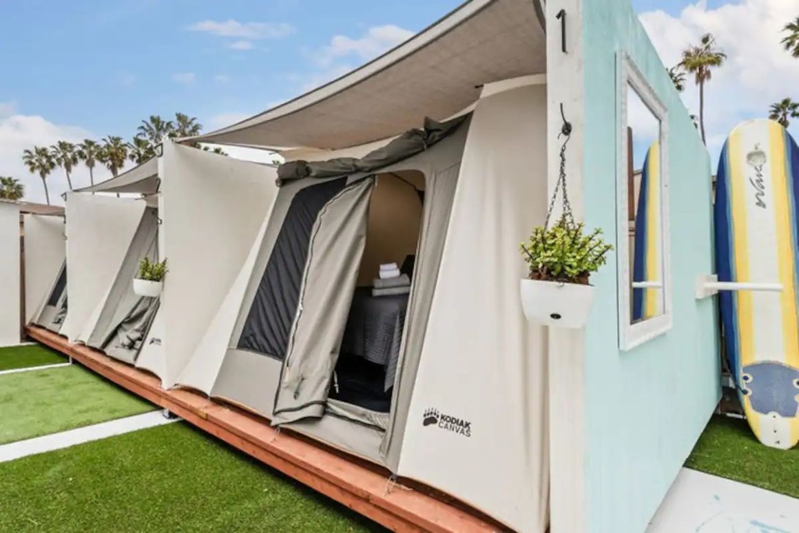 Glamping by the Sea, Southern California