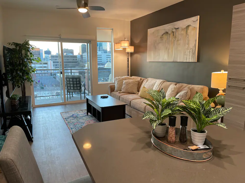 best airbnb in salt lake city living room view
