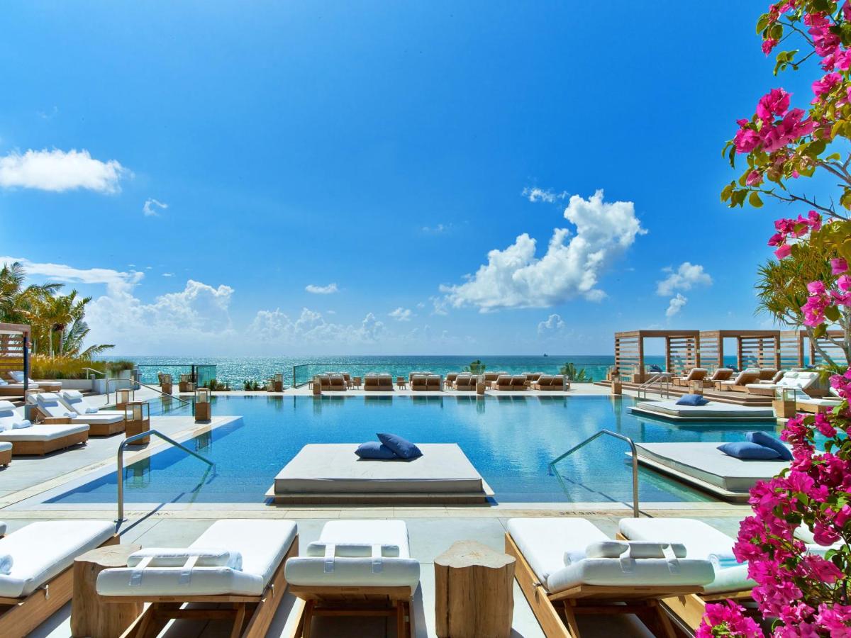 incredible rooftop pool on south beach miami trip
