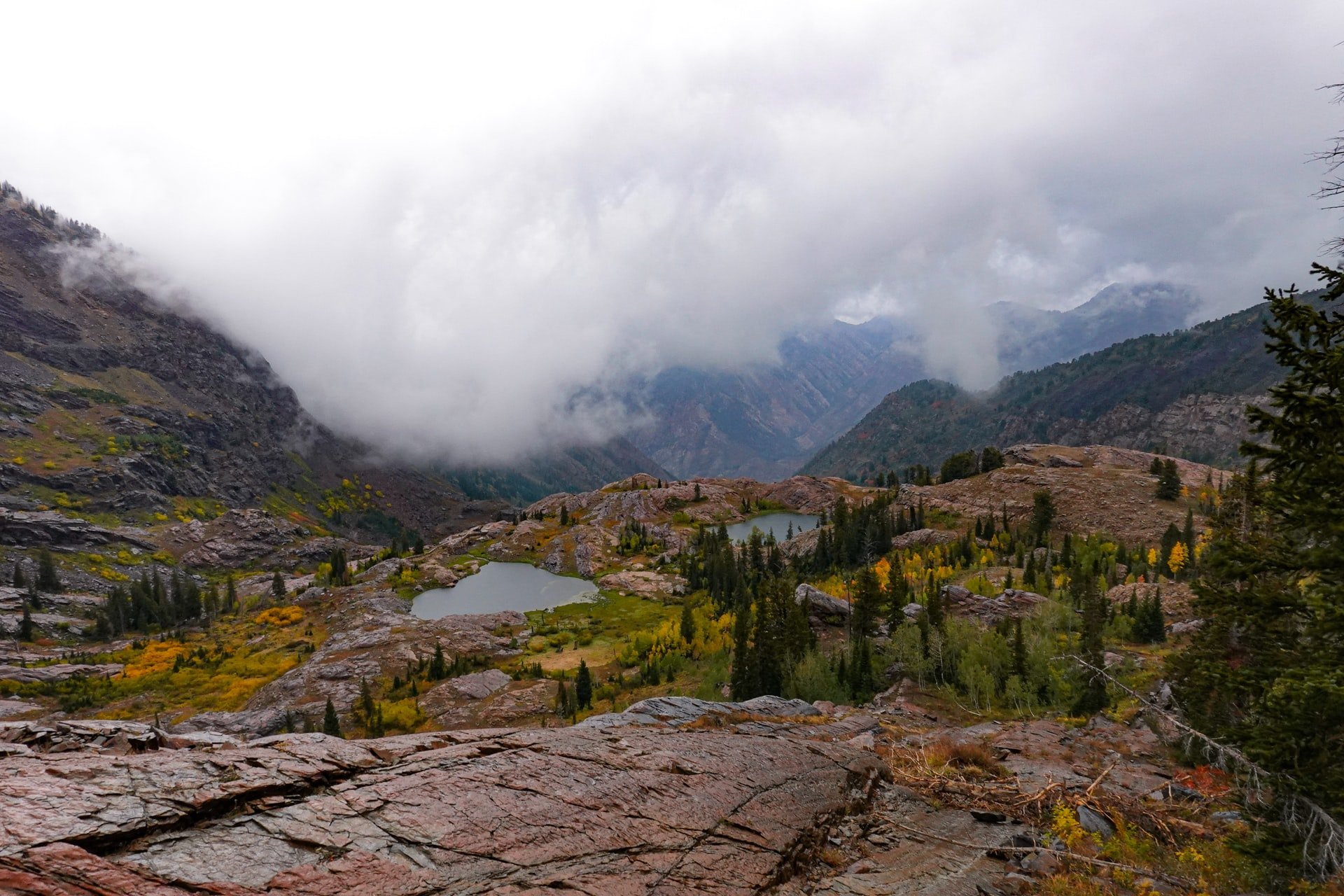 aerial view of lake blanche things to do in salt lake city