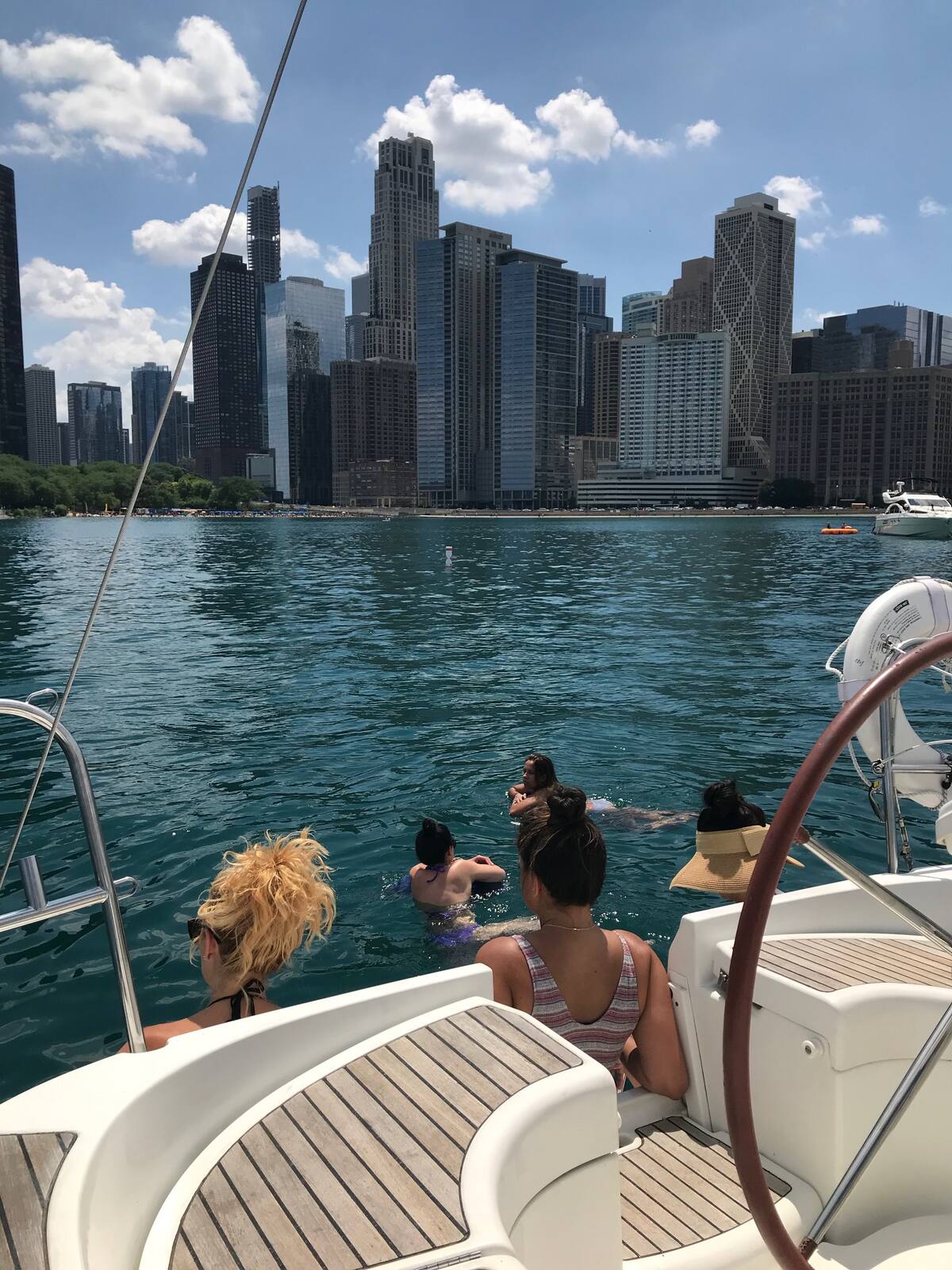 people swimming in lake michigan best airbnb in chicago