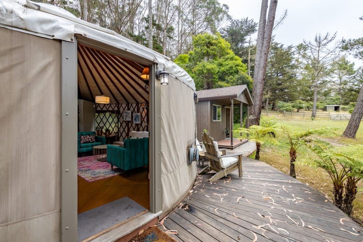 Glamping in a Forested Farm