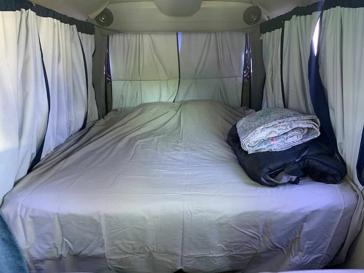 Glamping in a Volkswagen Bus