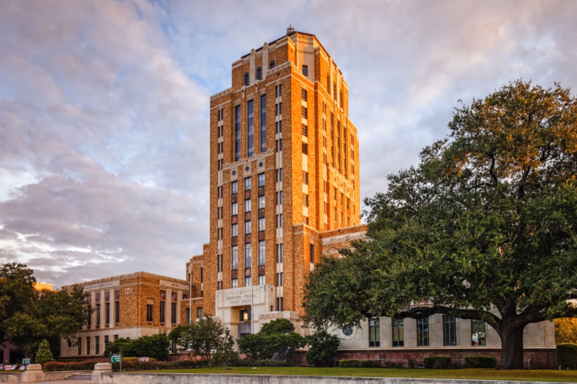 Jefferson County Courthouse Beaumont TX Shutterstock