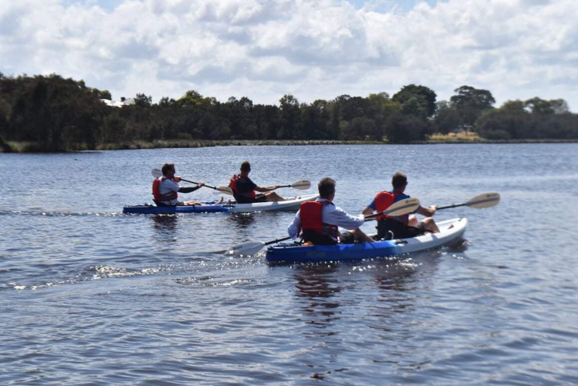 Kayak through the Canning River Wetlands