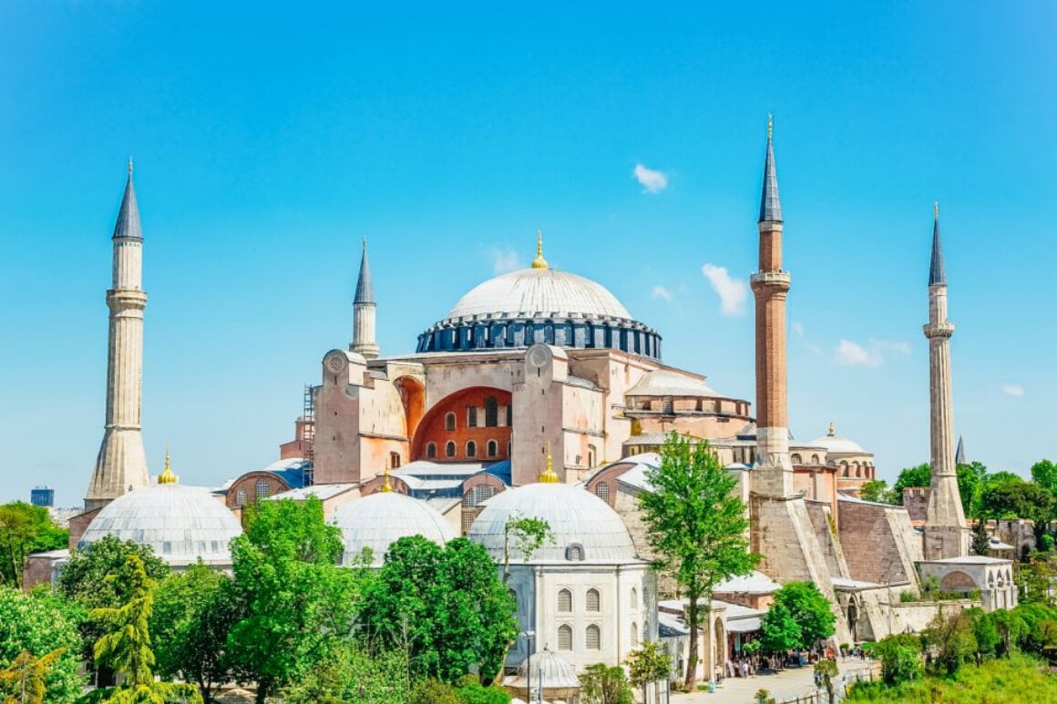 Marvel at the Hagia Sophia