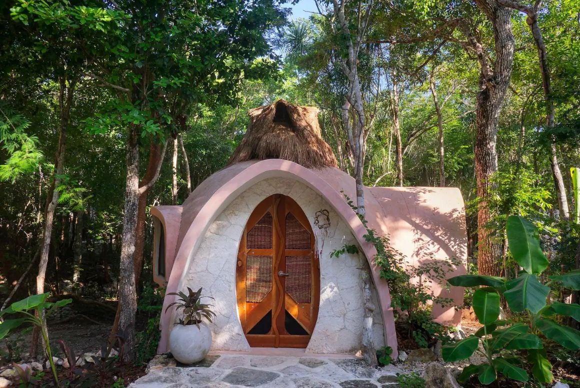 Dome House in Quintana Roo Located in the Mayan Jungle, Mexico 