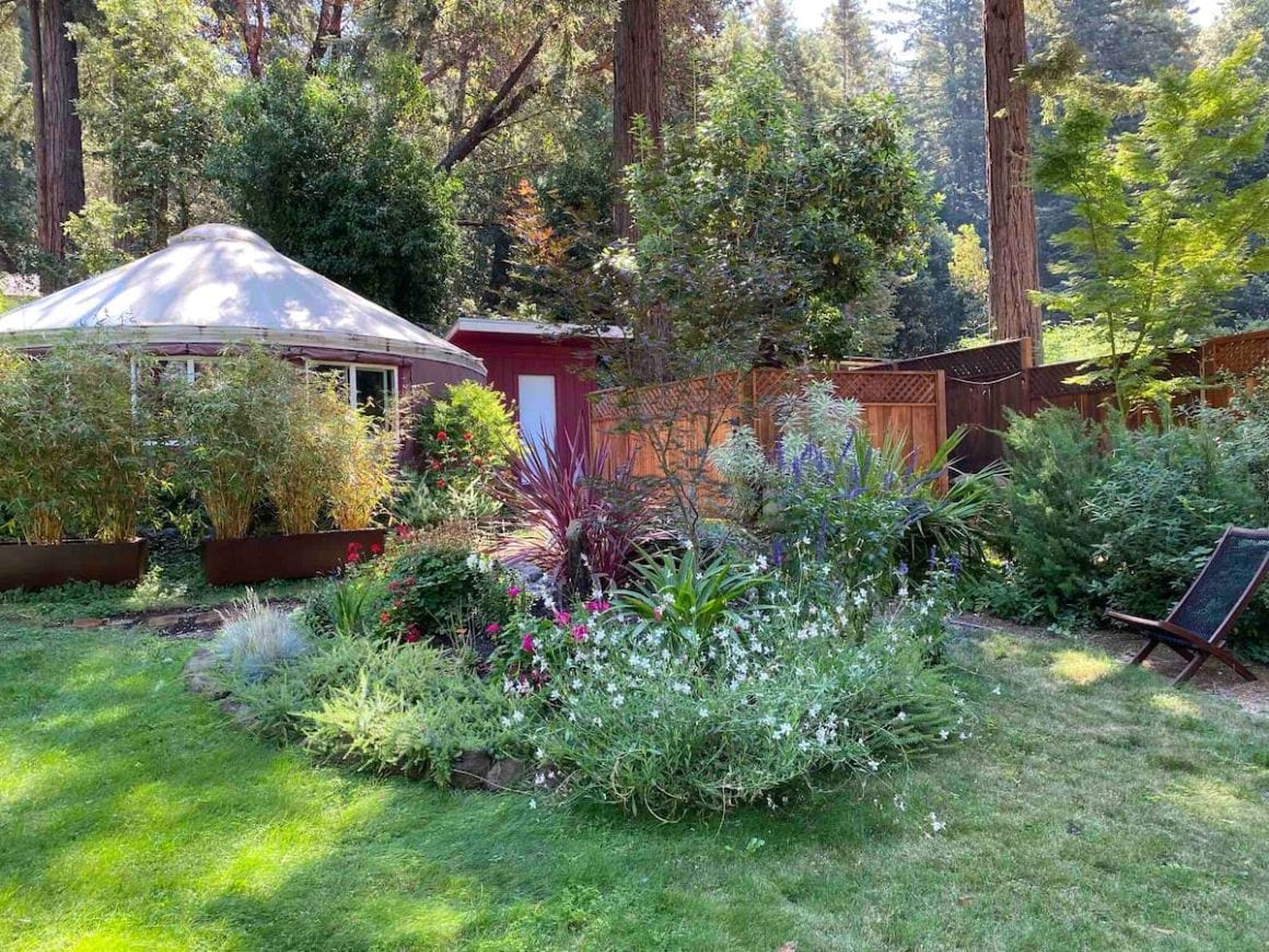 Opulent Yurt in a Garden