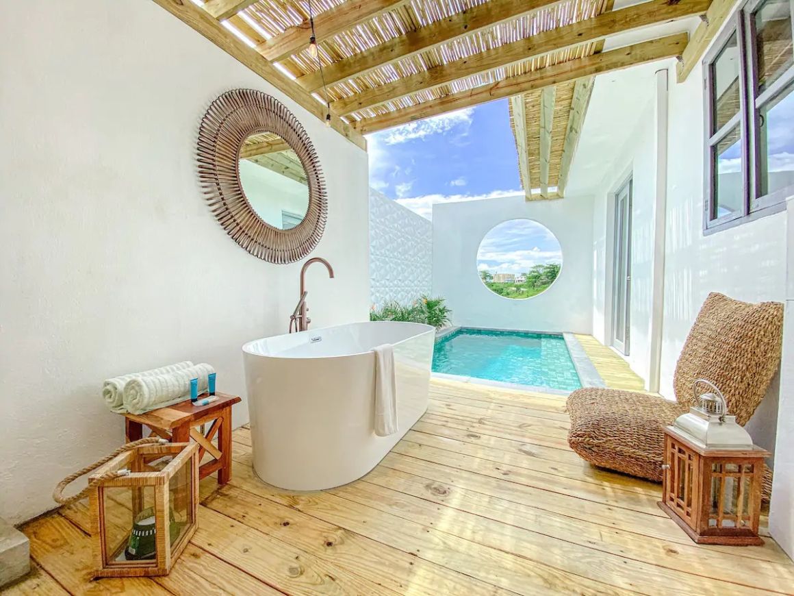 Gorgeous Bohemian Suite with Pool and Exterior Tub, Puerto Rico 