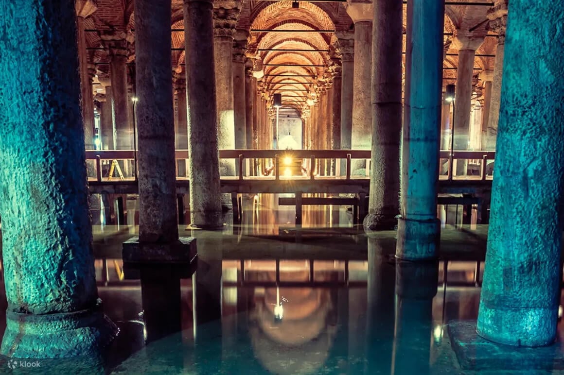 Venture underground to the Basilica Cistern