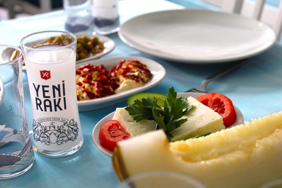 Wash the food down with some Raki