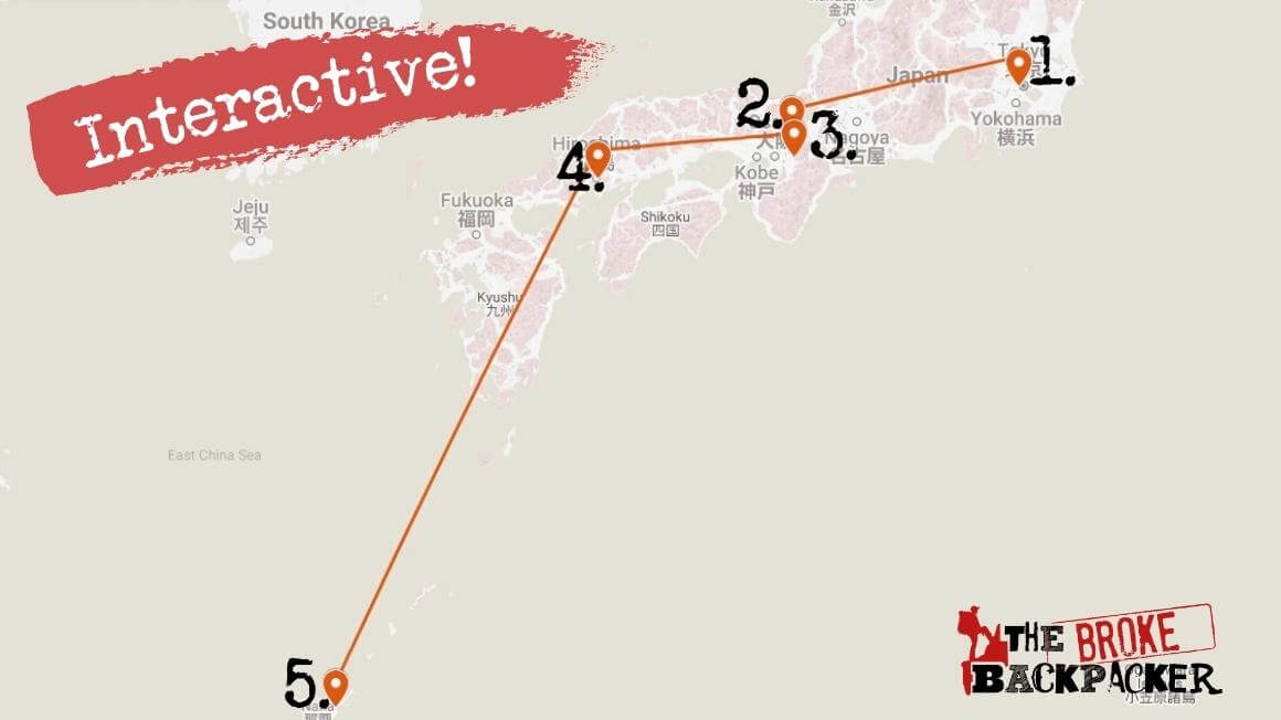 2-Week Itinerary for Backpacking Japan