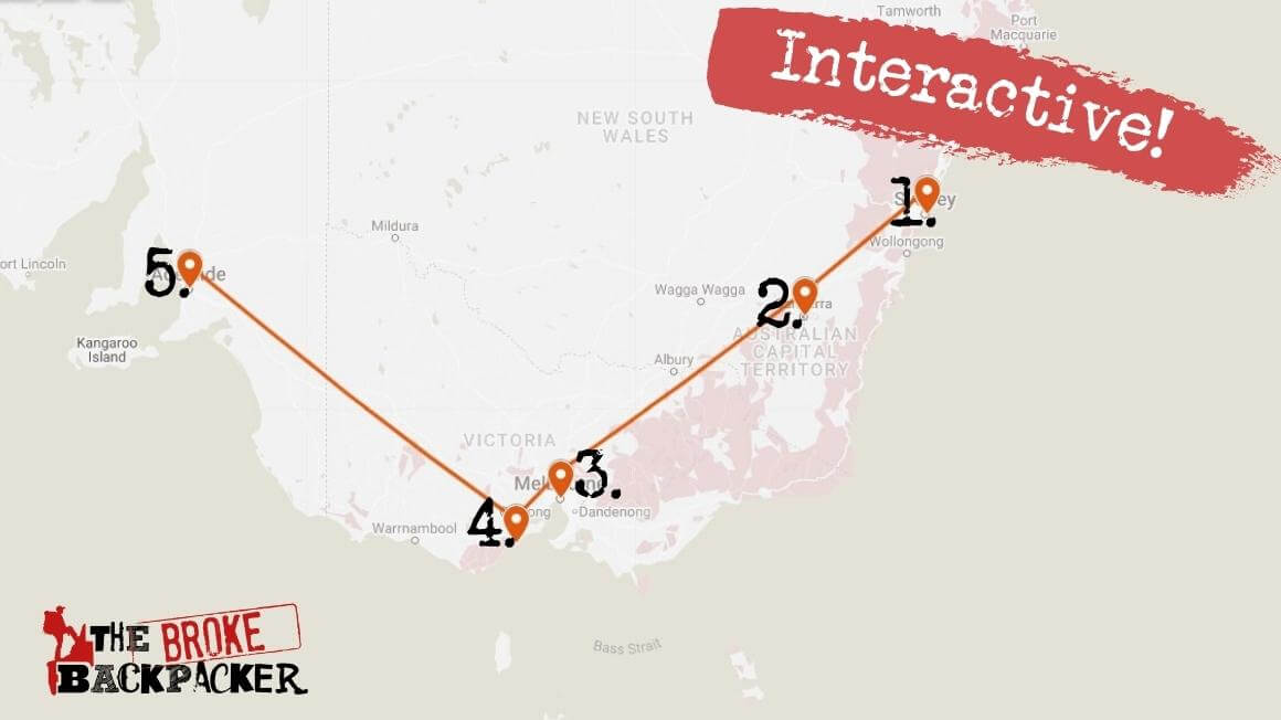 Australia 2 Week Backpacking Itinerary