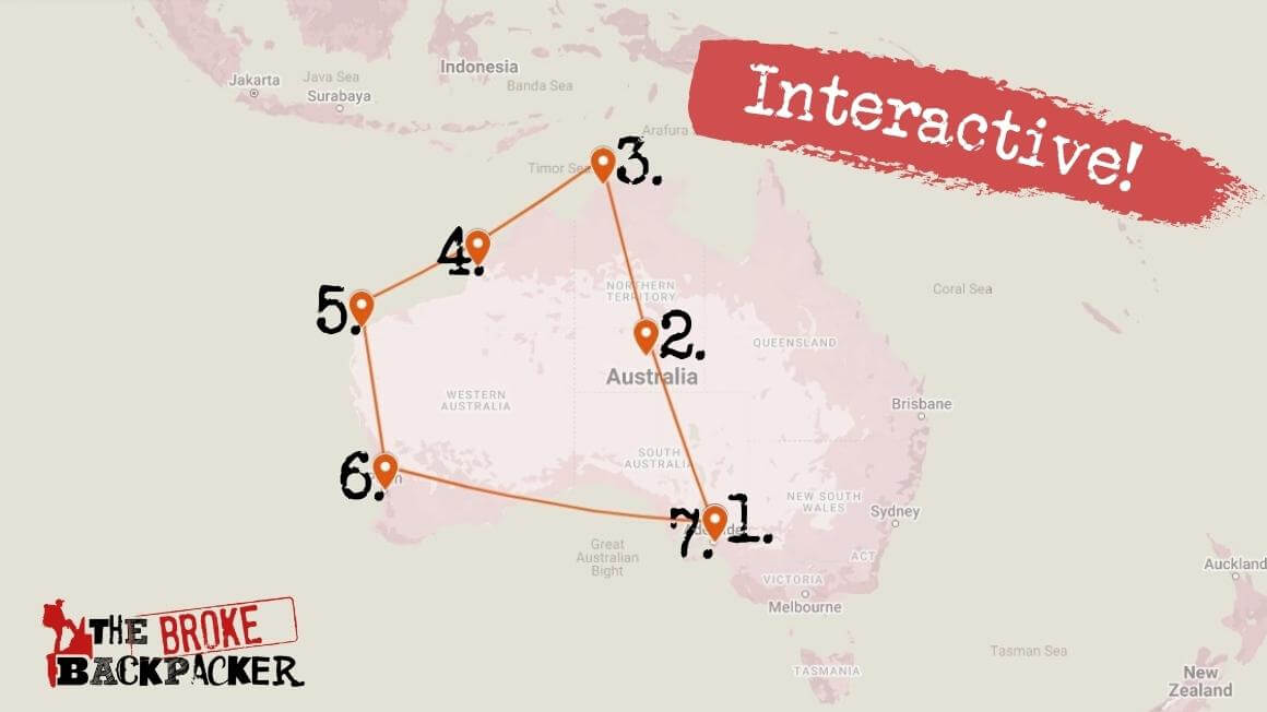 Australia 4 Week Backpacking Itinerary