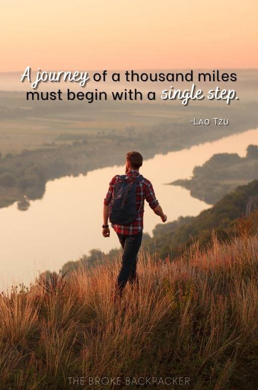 A journey of a thousand miles