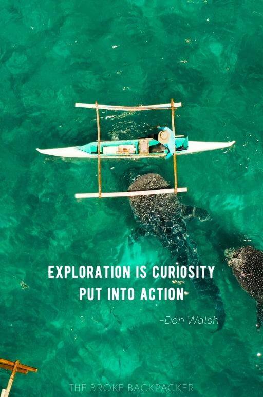 Exploration is curiosity put into action