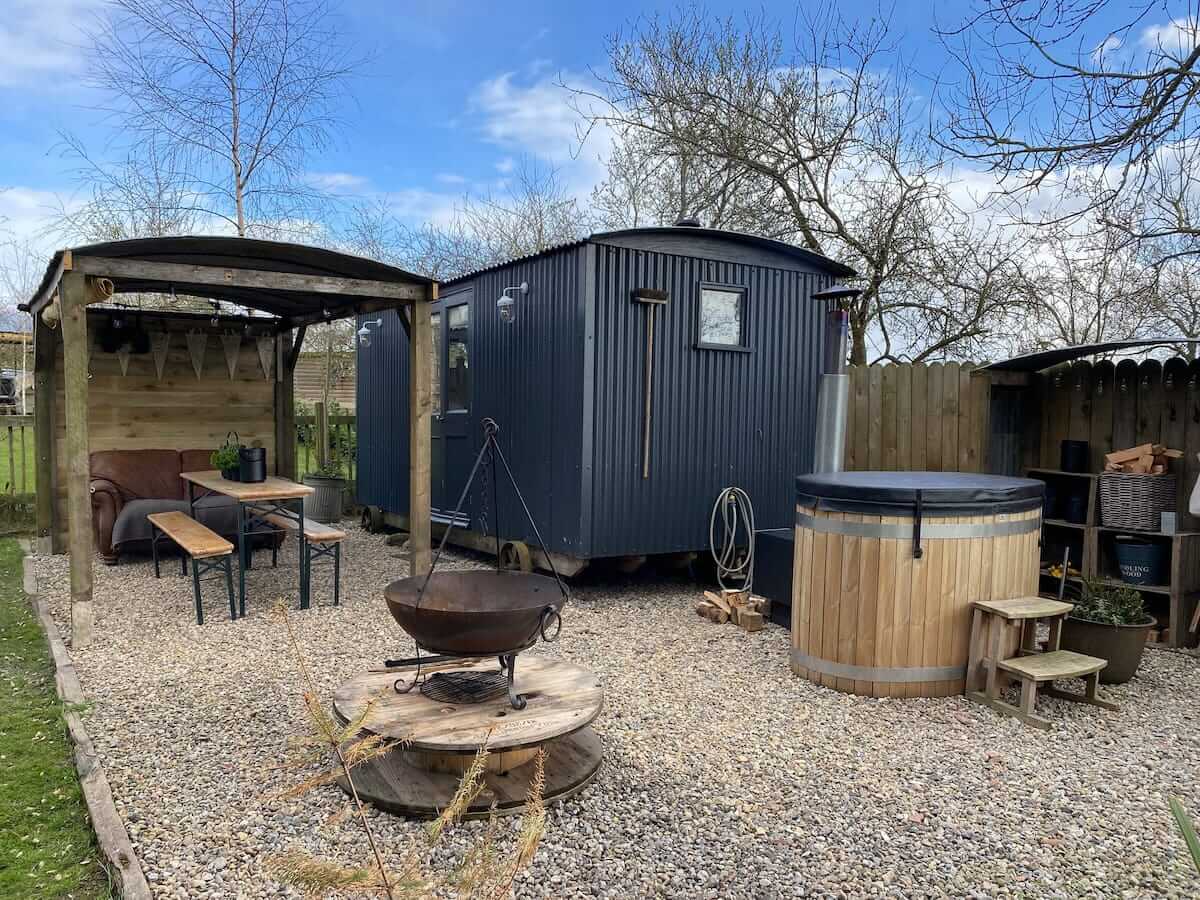 Spend a night in a shepherd's hut in York