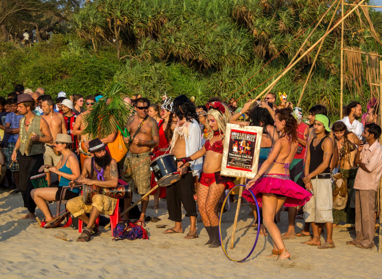 Arambol beach in Goa