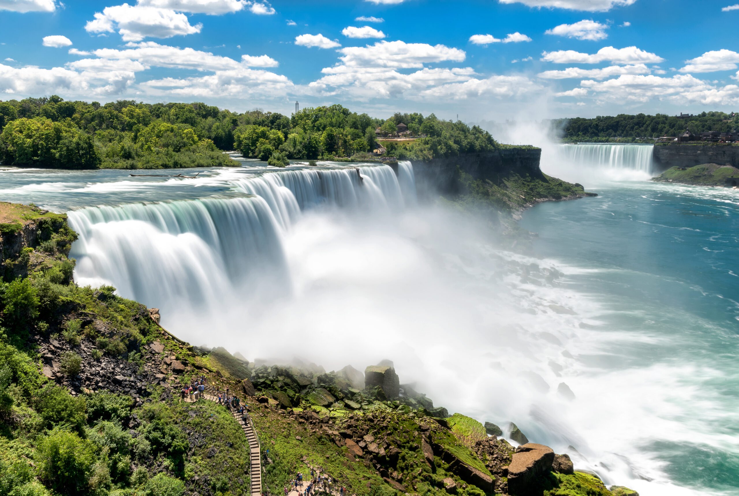 one of the best waterfalls in the world on the USA and Canada border Niagara falls
