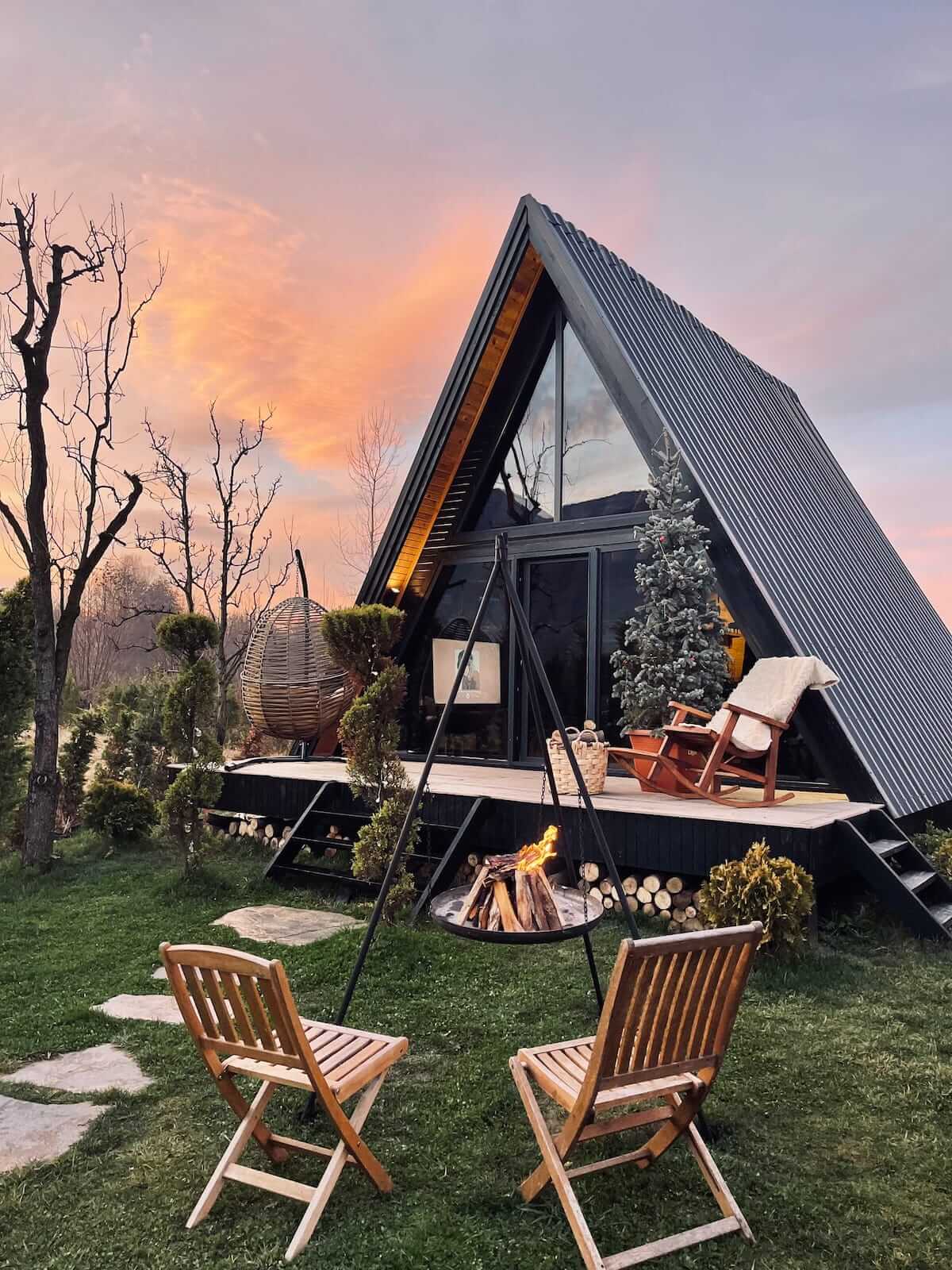 A-Frame House in Kocaeli, Turkey