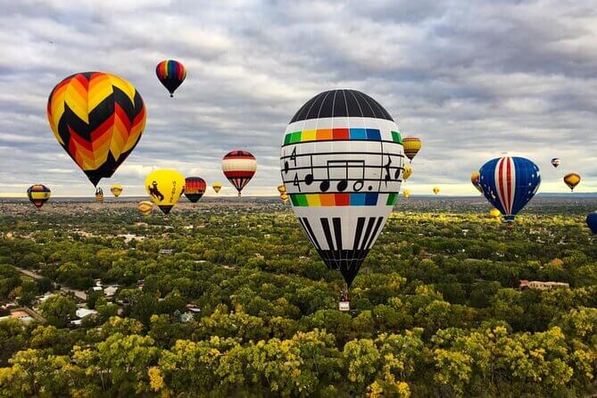 Sip Champagne from a Hot Air Balloon