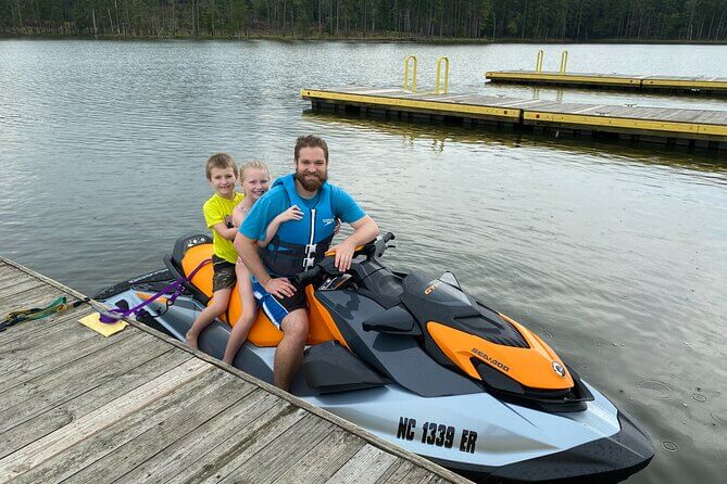 Jetski on Jordan Lake