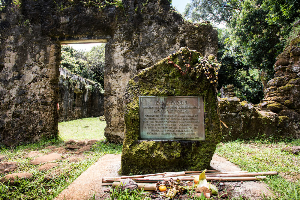 Kaniakapupu Ruins