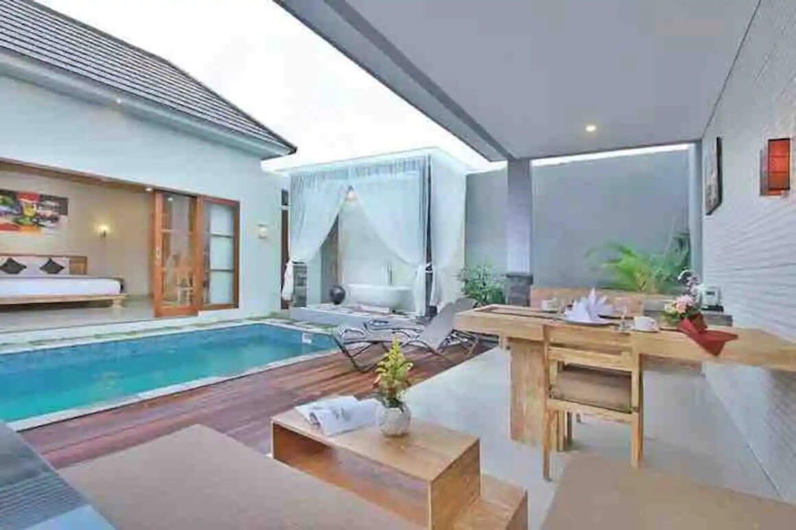 Chic One Bed Villa with Pool