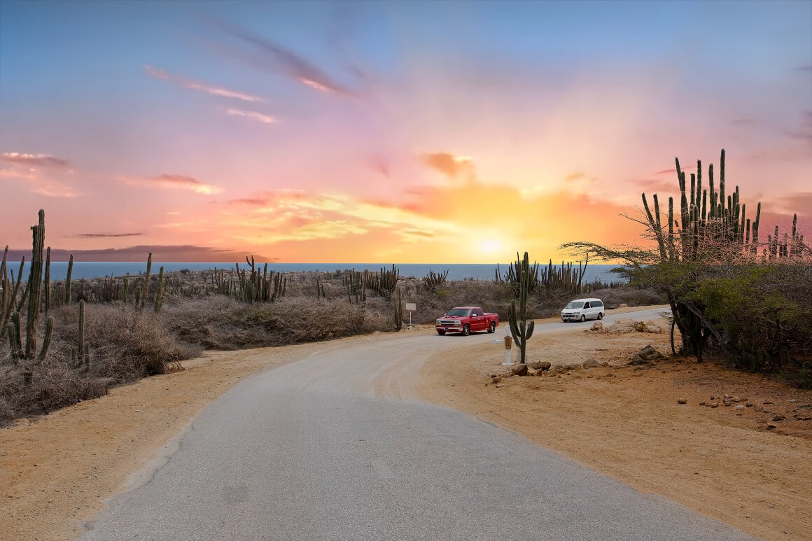 renting a car in Aruba